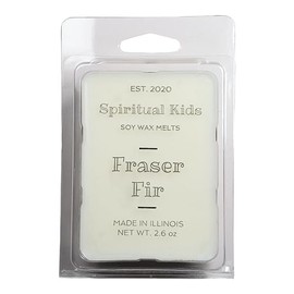 Fraser Fir Soy Wax Melts 1 Pack 2.6oz All Natural Soy Wax Melts 6 cubes Hand Poured with Fragrant/Essential Oils! | Woodsy Wax Melts | Christmas Gift