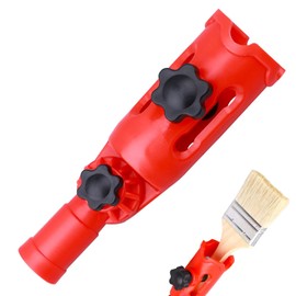 EsiFare 1pcs Paint Brush Extension Multi-Angle Paint Brush Extender Multi-Angle Paint Brush Paint Edger Tool for High Ceiling 180 Degree Paint Pole Adapter Save Time and Effort Flexible Adjustment