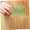 Healvian 1pc Natural Jade Massage Comb for Scalp Relief and