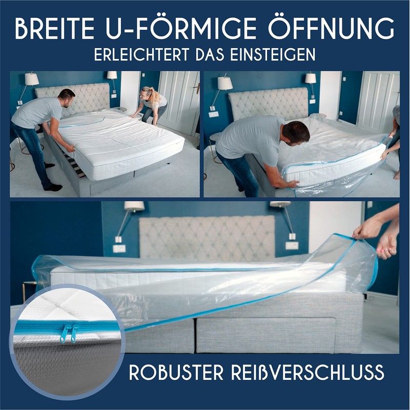 Plastic Mattress Cover 90 x 200 (Thickness 30 cm) -