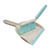 JVL Pro Clean Anti-Bacteria Mini Dustpan and Brush Set, Blue,