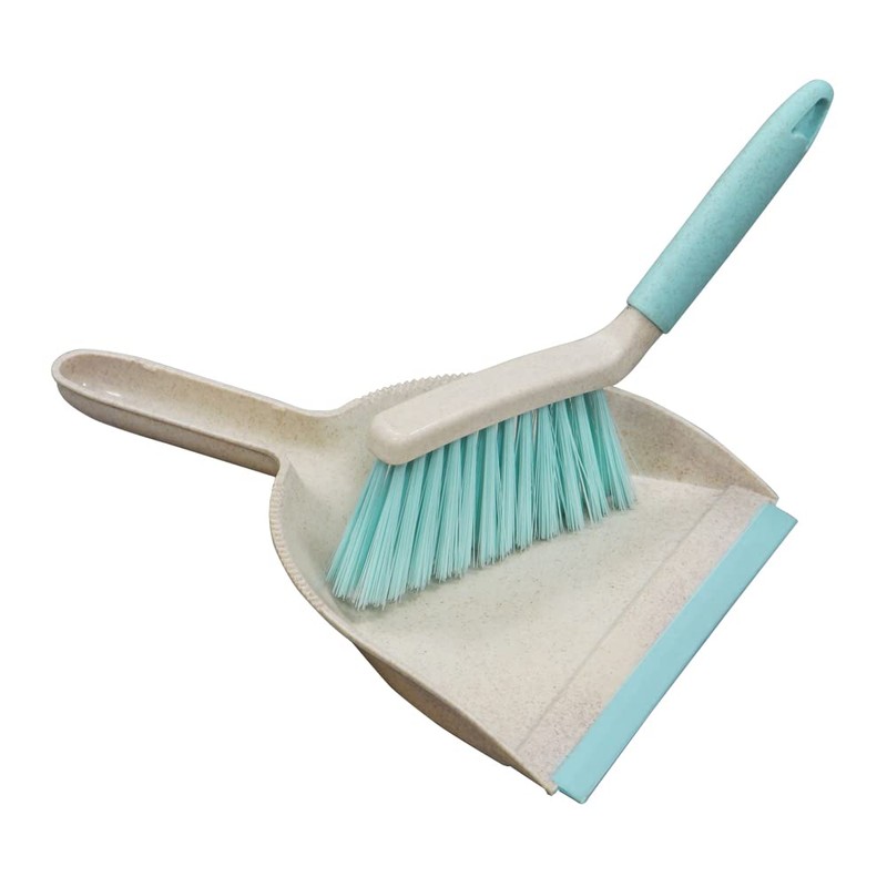 JVL Pro Clean Anti-Bacteria Mini Dustpan and Brush Set, Blue,