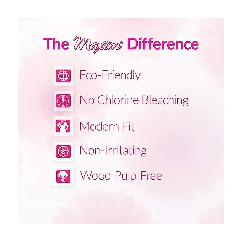Maxim® 100% Organic Cotton Tampons w/BPA Free Plastic Applicator Regular