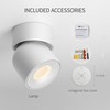 Aisilan LED Indoor White Ceiling Spot Light 9W Surface Mounted