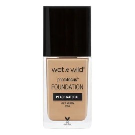 Base de maquillaje en cremoso Wet n Wild Photo Focus Photo Focus Matte Foundation Base de maquillaje piel mixta tono 8 peach natural - 30mL 40kg