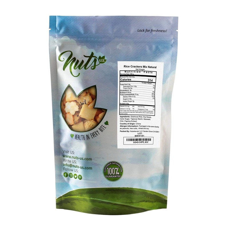 Oriental Rice Crackers, No Artificial Colors, Crunchy & Spicy, Natural!!!