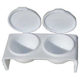 Nail acrylic bowl, defensive dish, 2-compartment acrylic bowl, liquid bowl / 네일 아크릴볼 디펜디쉬 2구 아크릴릭보울 리퀴드볼