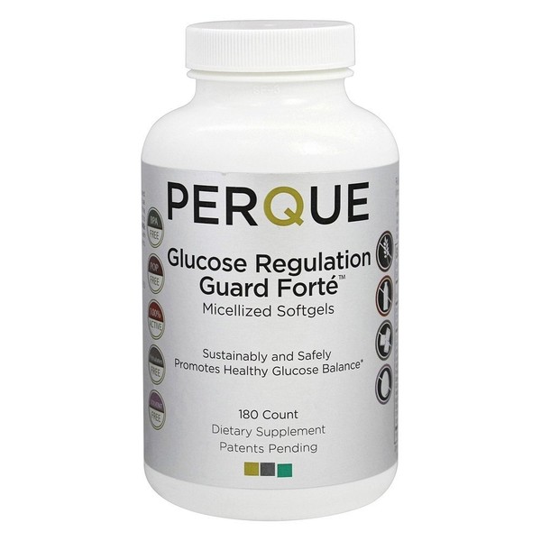Perque Glucose Regulation Guard Forte - 180 Softgels by Perque