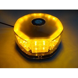 TASWK 32LED 32W Emergency Police Flashing High Power Magnetic Roof Caution Warning Car Truck Vehicle Strobe Light (Amber)