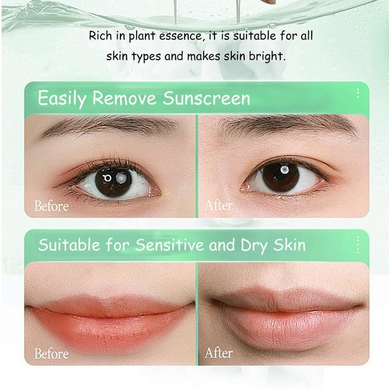 SSCDFDC Cleansing Oil Mini Natural Makeup Remover Portable 20pcs Gentle
