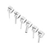 6Pcs Heat Gun Nozzles Kits, 3/4/5/7/8/10mm Tips 45 Degree Curved