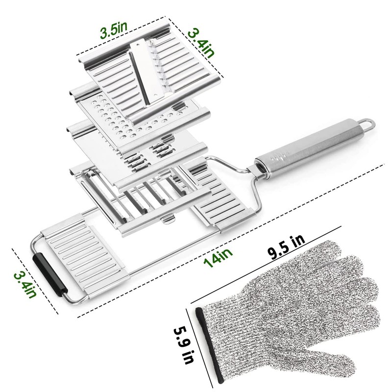 4 in 1 Multipurpose Vegetable Slicer Set Cheese Grater Vegetables