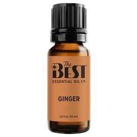 The Best Ginger Essential Oil- Premium Grade- 100% Pure & Natural for Aromatherapy, Diffuser, Spa, Massage, Air Freshener- 10 ml (.33 fl oz)