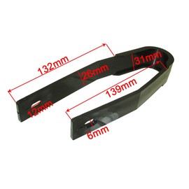 TC-Motor 2pcs/Pack Rear Swingarm Guard Chain Slider for Chinese Pit Dirt Trail Bike Motorcycle 50cc-250cc