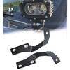 DarSeity Low Profile Mount Hood Hinges Ditch Light Brackets for