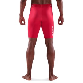 Skins Series-1 Half Tights Men's Red Size L 2022 Running Shorts, red