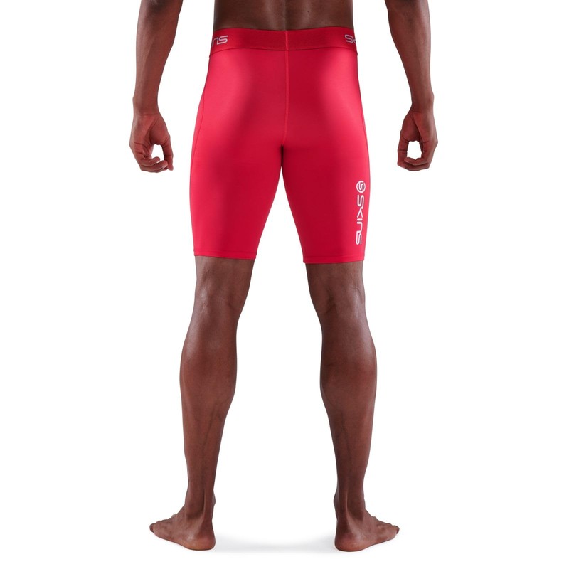 Skins Series-1 Half Tights Men's Red Size L 2022 Running