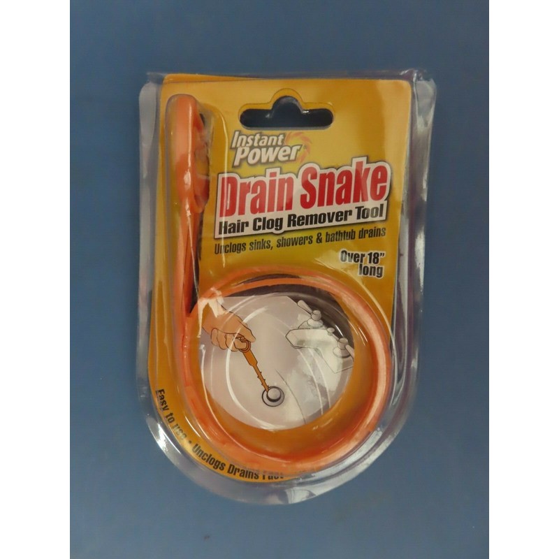 Drain Snake Clog Remover By Instant Power over 18” Long