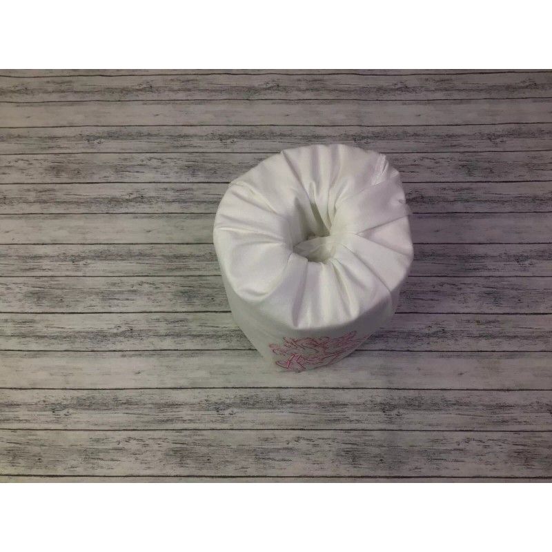 BeachcraftersEMB Pink Flamingos Embroidered Decorative Toilet Paper Wrap - Bathroom