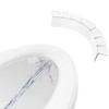 1PCS Toilet Seat Splash Guard,Transparent Toilet Seat Pee Guard,Urine Deflector,
