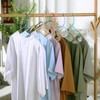 Jetec 120 Pcs Plastic Clothes Hangers Bulk Heavy Duty Hangers