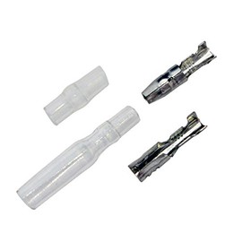 [Set of 10] Giboshi Terminal Set, 0.01 inch (3.5 mm) (0.3 - 1.25 sq sq) Male/Female with Insulated Sleeve
