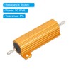 PATIKIL 50W 8 Ohm Aluminum Shell Resistor 5 Pack Aluminum