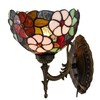 Tiffany Wall Sconce Lamp Plug In or Hardwire Wall Light