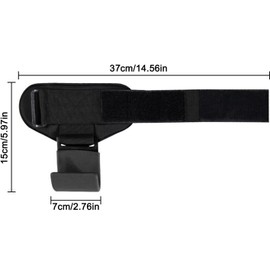 WADY 1 Pair Fitness Weight Lifting Hooks Heavy Duty Non-Slip Gym Accessories for Powerlifting, Strength Training & Pull Ups, Durable Workout Hooks for Men/Women, Perfect Pair for Home Workouts (Black)