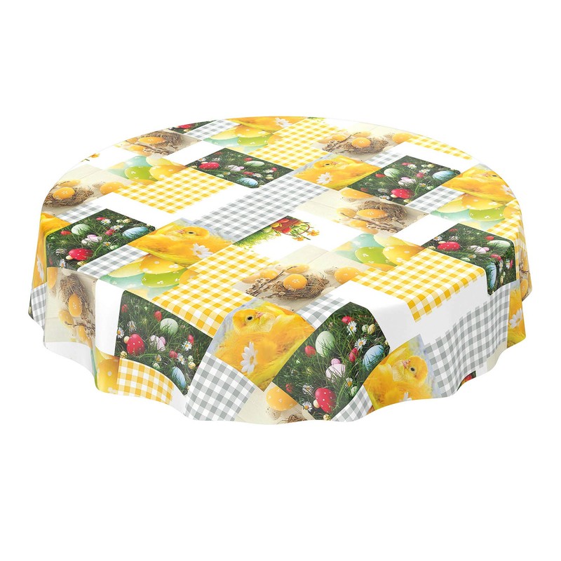 Anro Oilcloth Wax Tablecloth, Washable
