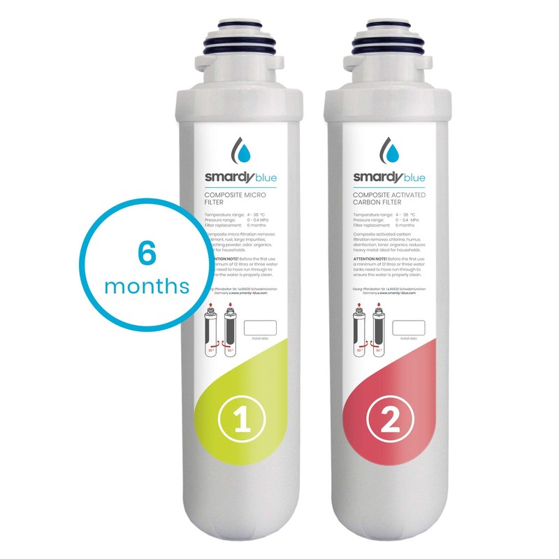 smardy Blue 2-in-1 Replacement Filter Set for Noura Reverse Osmosis
