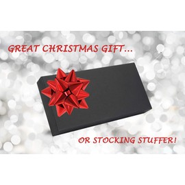 Cross Peak Products Black Leather Cigar Case Holder for 2 Cigars with Cutter Set – Perfect Size for Men Shirt Pockets Golf Cart or Travel - Makes Great Gift with Black Gift Box Included