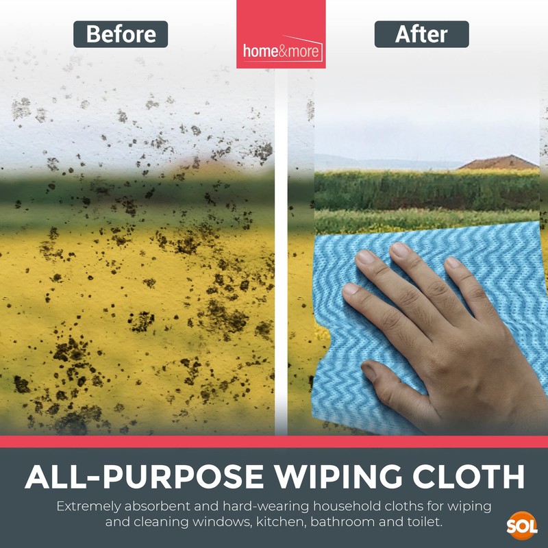 100pk All Purpose Cloths, Disposable Cloths to Clean Surfaces ,