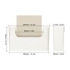 YOHOM No Drilling File Holder Wall Mails Magazines Organizer Adhesive