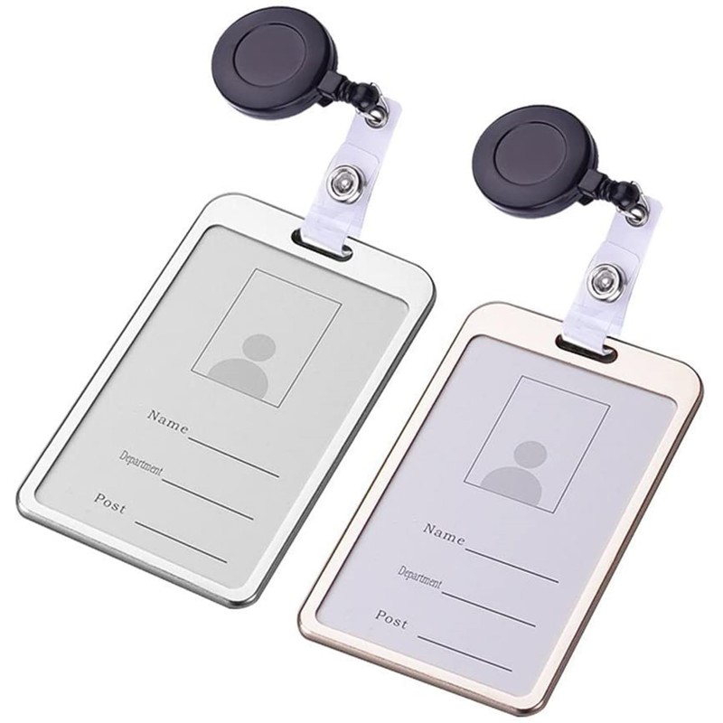 YoXinKau 2pcs/5pcs/10pcs/20pcs Hanging Name Badge Reel Clip for Name Plate