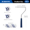 40 Pack 4 Inch Microfiber Paint Roller, Small Paint Roller