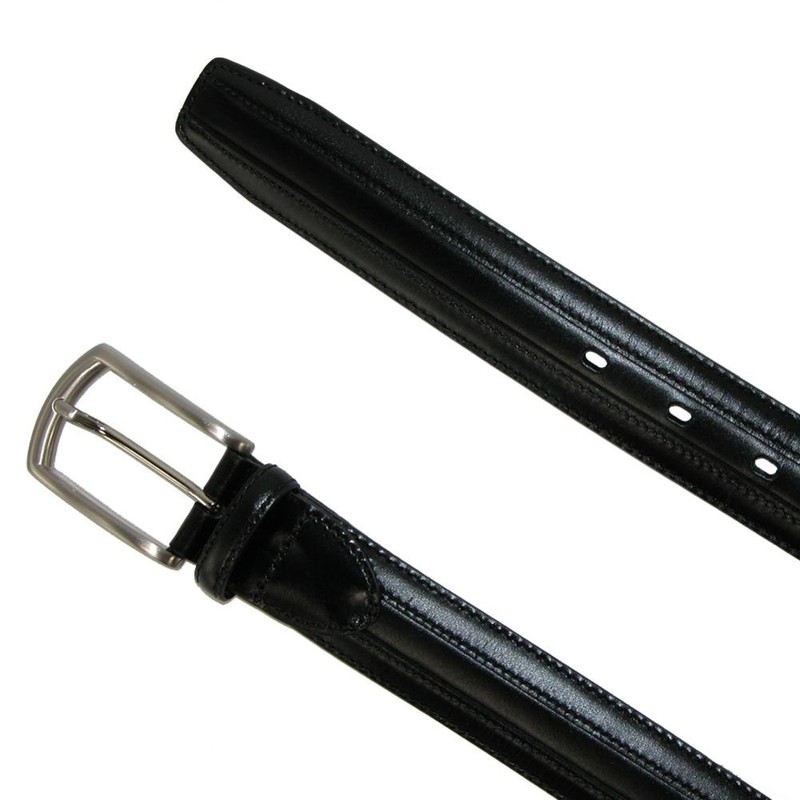 Johnston & Murphy Men's Double Calf Belt, Black 36