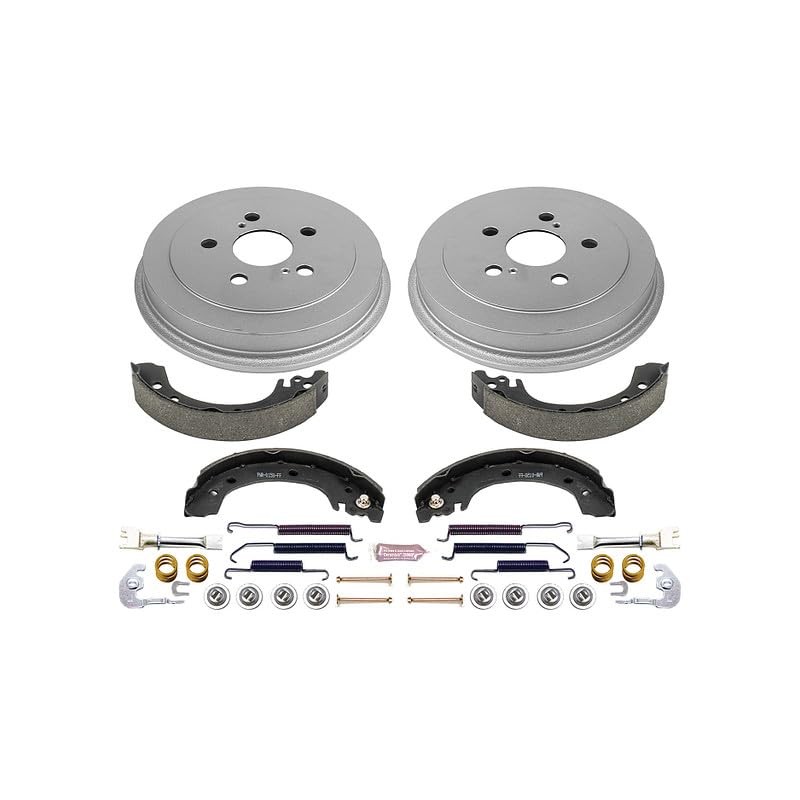 Power Stop Brake Drums and Brake Shoes Kit For 2003-2008
