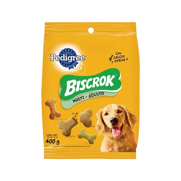 Pedigree Biscrok Botana Para Perros Adultos 400 Gr