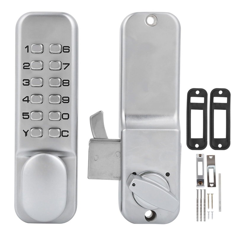 Keyless Keypad Door Auto Lock, Keyless Mechanical Combination Door Lock,