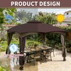 SCOCANOPY Brown Replacement Top Compatible with Lowe's Allen Roth 10X12
