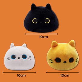 Tocwick Cat Plush Toys Stuffed Animals Gifts Cute Pillows Cotton Car Home Decorations (orange/black/white)