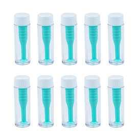 AUEAR, Pack of 10 Soft Silicone Contact Scleral Lens Insertion Tool Plunger for Hard Lenses Green Color
