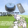 UZCIBU Screaming Box Funny Button Sound Machine Scaring Goat