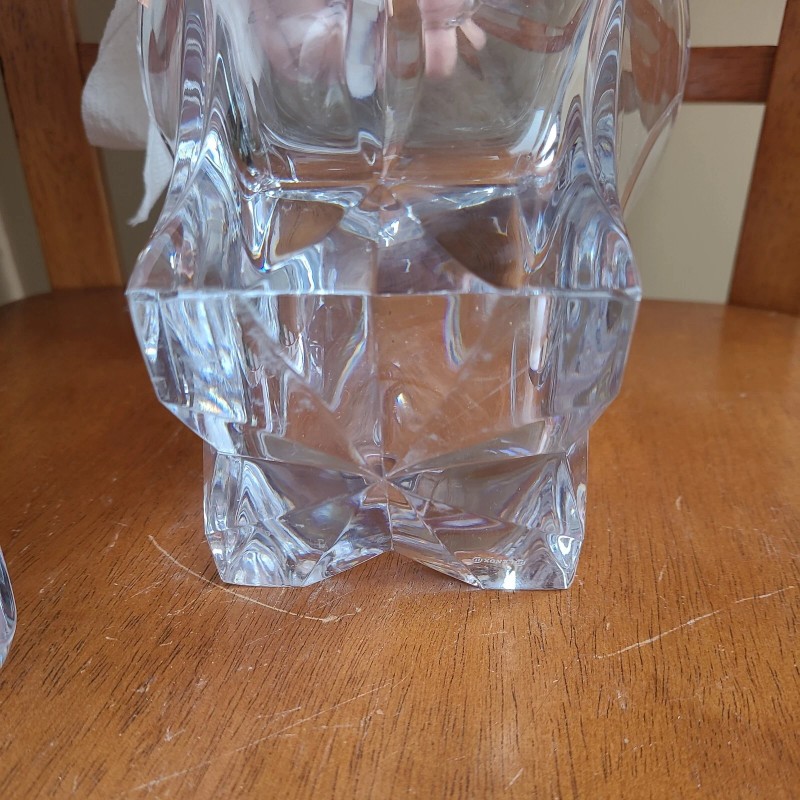 Lenox Ovations Oasis Crystal Liquor Decanter 13” NOS