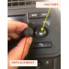 GM 1x Saab 9-3 2003-2006 93 Aero ICM Radio Knob