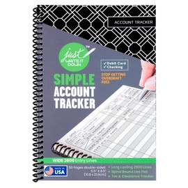 The Superior Register's Premium Check Book Register & Debit Card Ledger Notebook - Checking Account Register, Business Ledger, Cash Log & Expense Tracker - Standard Edition - 1 Pc, Teal