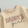 Toddler Baby Boys Girls Crewneck Sweatshirt Daddy’s Girl Mama’s Boy