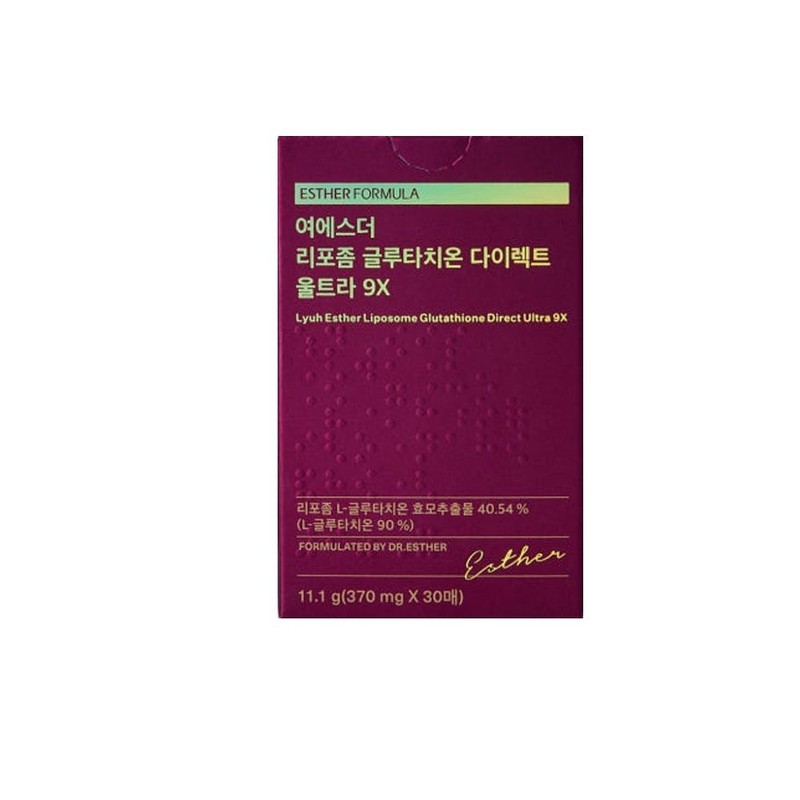 Esther Formula Yeo Esther Liposome Glutathione Ultra 9X 30 sheets