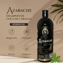 Shampoo Azabache de Cola de Caballo con Bergamota, Biotina, Colágeno y Copalquin | Crecimiento y Fuerza Natural | 500ml